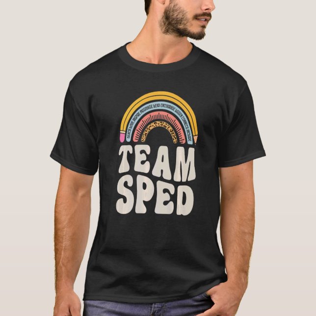 Team SPED Teacher Special Education Speducator Wom T-Shirt (Front)