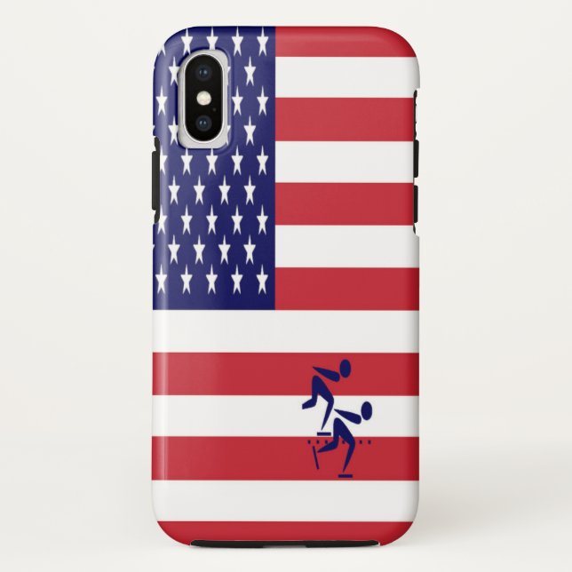 Team Speed Skating USA Case-Mate iPhone Case (Back)