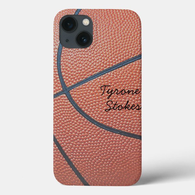 Team Spirit_Basketball texture_Autograph Style Case-Mate iPhone Case (Back)