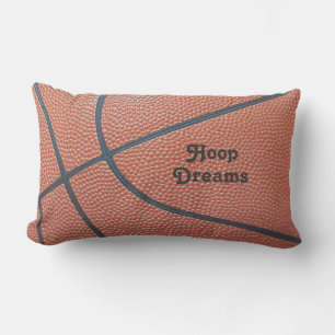 Team Spirit_Basketball texture look_Hoop Dreams Lumbar Cushion