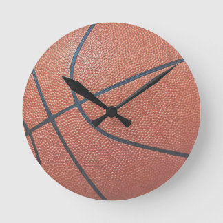 Team Spirit_Basketball texture look_Hoops Lovers Round Clock