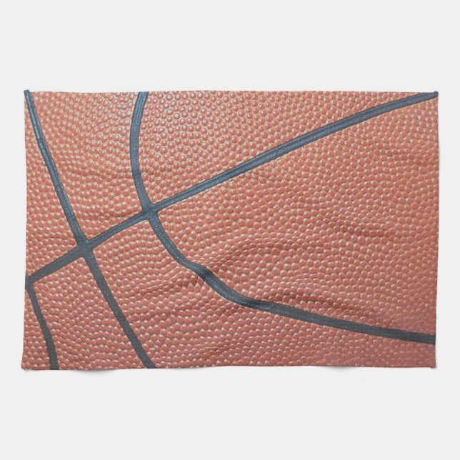 Team Spirit_Basketball texture look Tea Towel (Horizontal)