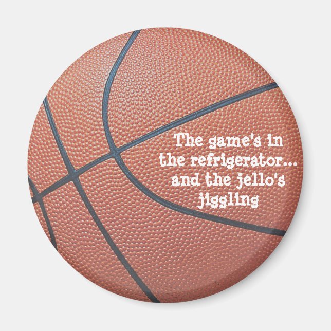 Team Spirit_Basketball texture Magnet (Front)