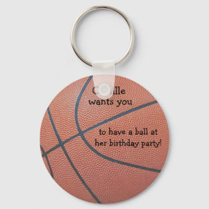 Team Spirit_texture_Have a ball birthday Key Ring