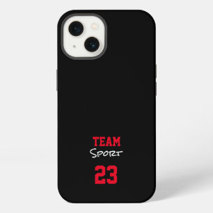 Team Sport Player Number School Colours Varsity iPhone 13 Case