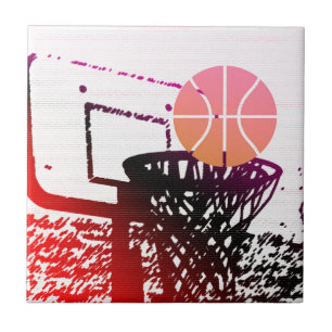 Team Sports Ball Basketball Net Coach Game Tile