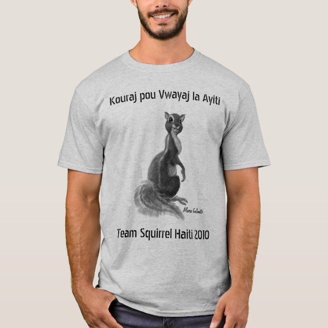 Team Squirrel Haiti 2010 T-Shirt (Front)