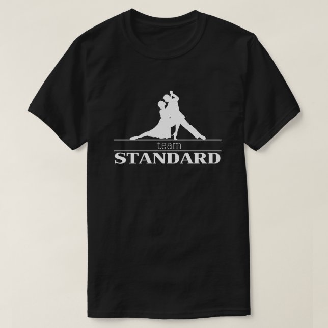 Team Standard Ballroom Dance Silhouette T-Shirt (Design Front)