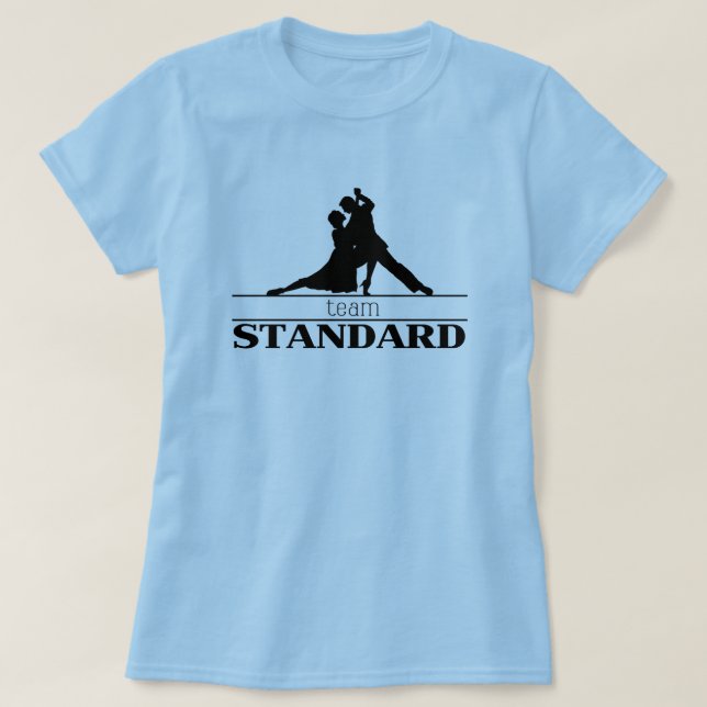 Team Standard Ballroom Dance Silhouette T-Shirt (Design Front)