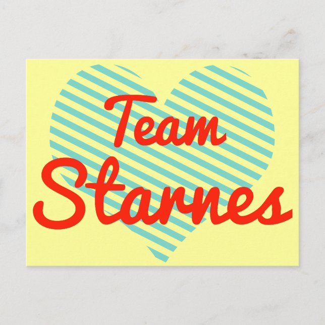 Team Starnes Postcard (Front)