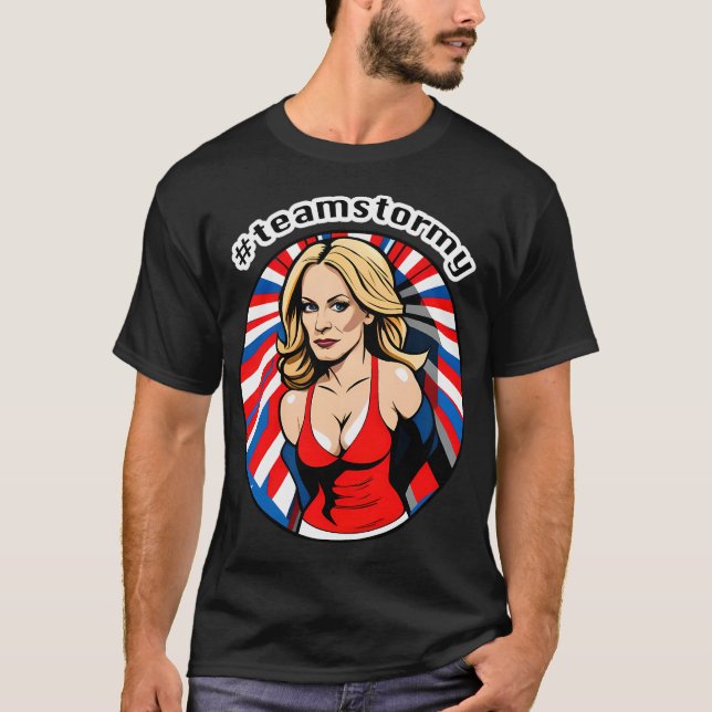 Team Stormy - Stormy Daniels And Donald Trump Affa T-Shirt (Front)