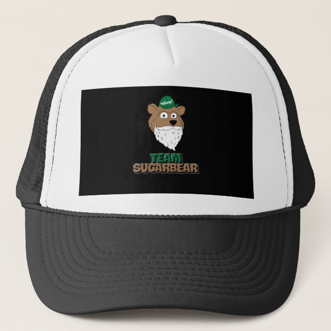 Team SugarBear Hat Black (Front)