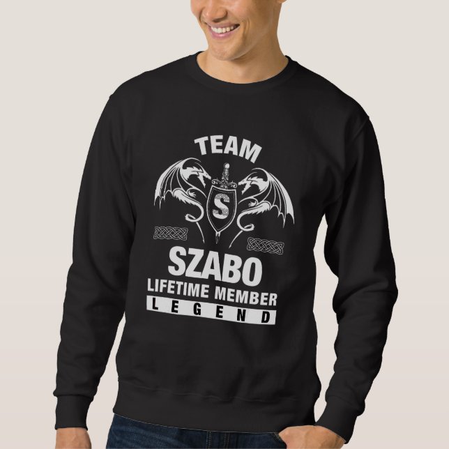 Team Szabo Lifetime Member   Sweatshirt (Front)