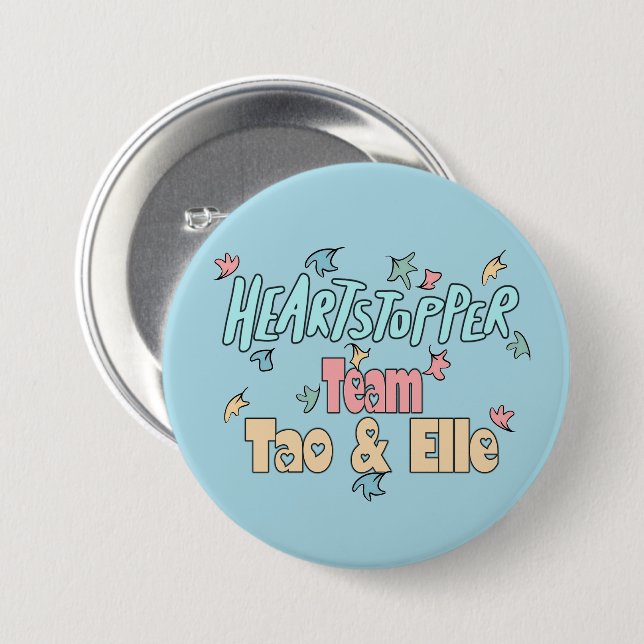 Team Tao And Elle Blue 7.5 Cm Round Badge (Front & Back)