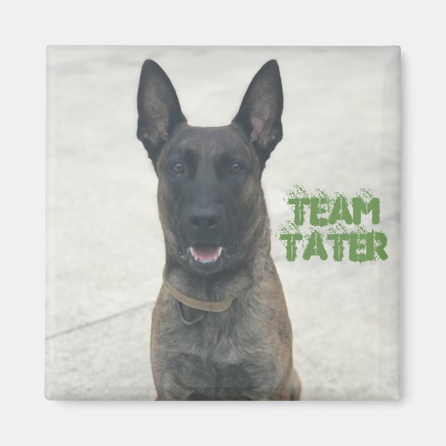 Team Tater Magnet (square) (Front)