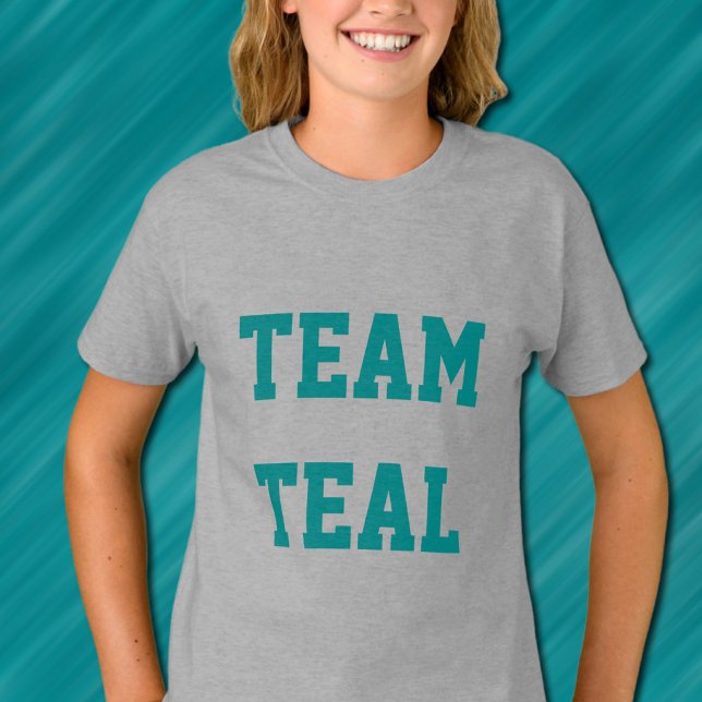 Team Teal T-Shirt (Creator Uploaded)