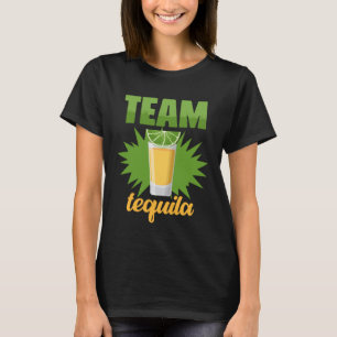 Team Tequila With Green Lime Salt Group Costume T-Shirt