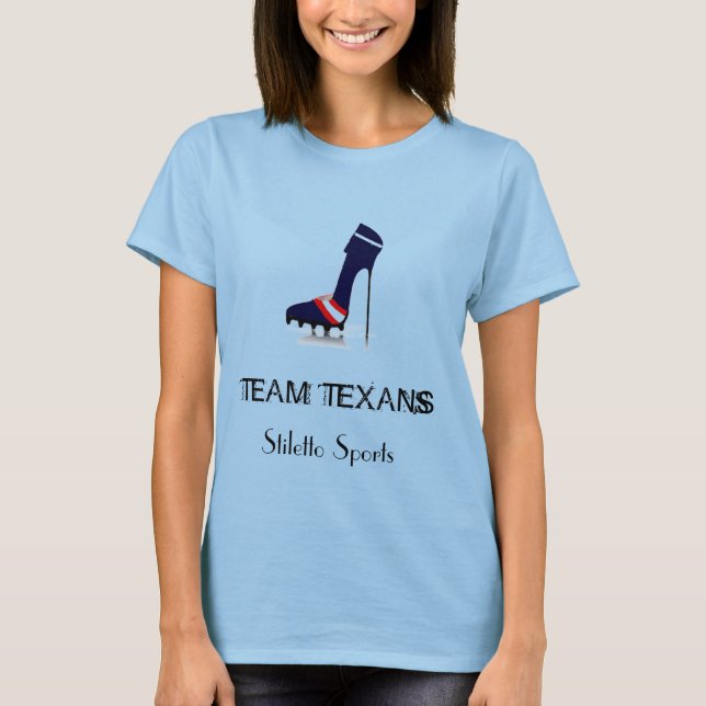 Team Texans Football Inspired Tee (Front)