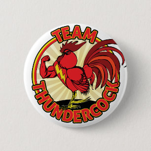 Team Thundercock Merchandise 6 Cm Round Badge
