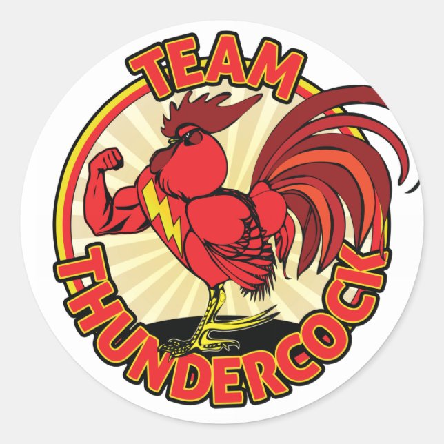 Team Thundercock Sticker (Front)