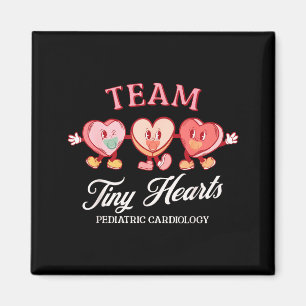 Team Tiny Heart Pediatric Cardiology Candy Heart V Magnet