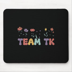 Team Tk Kindergarten Teacher Back To School Retro Mouse Pad