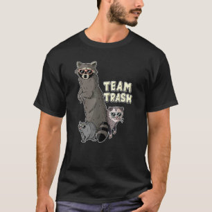 Team Trash Opossum Raccoon Rat, Funny Animals Garb T-Shirt