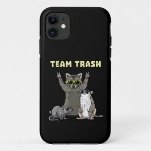 Team Trash Opossum Racoon Rat, Funny Animals Garb Case-Mate iPhone Case