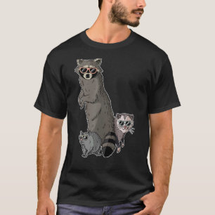 Team Trash Opossum Racoon Rat, Funny Animals Garb T-Shirt
