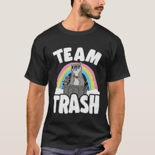 Team Trash Rainbow Raccoon 11 T-Shirt
