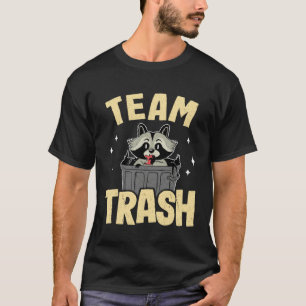 Team Trash Rainbow Raccoon 7 T-Shirt
