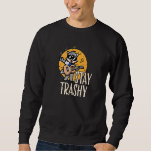 Team Trash Stay Trashy Raccoons Opossums Squad Ret Sweatshirt