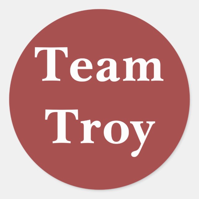 Team Troy sticker (Front)