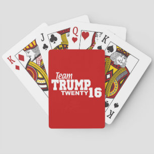 Team Trump For President 2016 Playing Cards