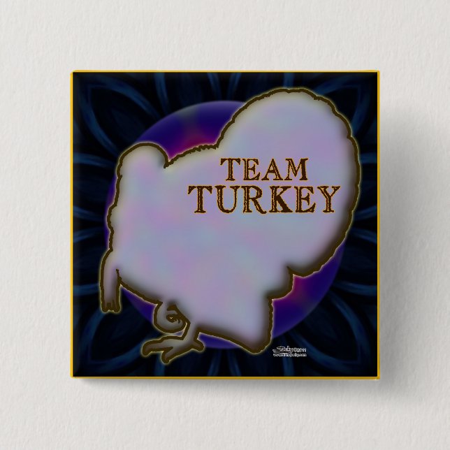 Team Turkey 15 Cm Square Badge (Front)
