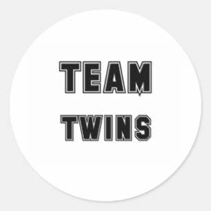 Team Twin Sister Classic Round Sticker