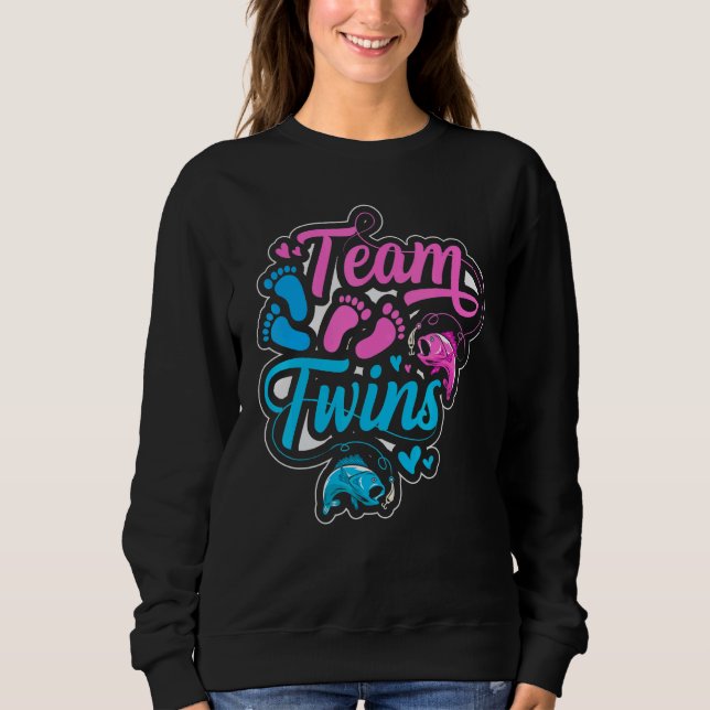 Team Twins for a Fishing   Sweatshirt (Front)
