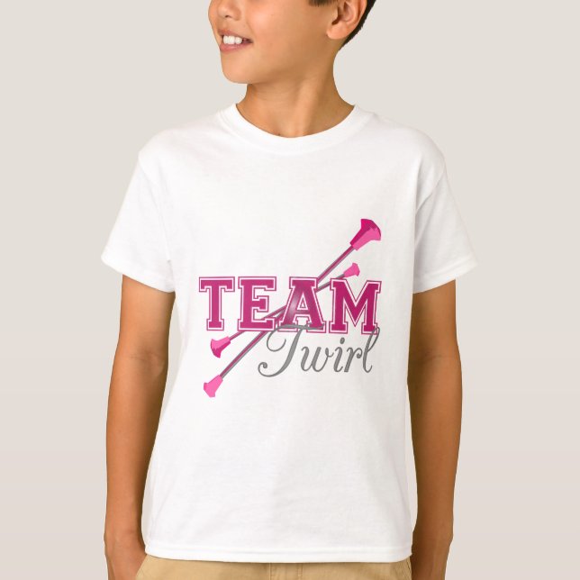 Team Twirl Baton T-Shirt (Front)