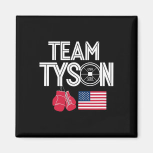 Team Tyson Family Personalised Name Vintage  Magnet
