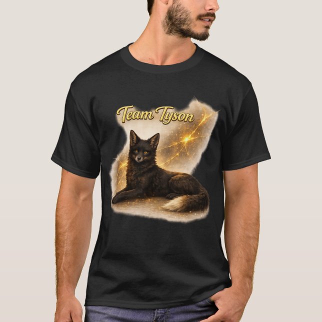 Team Tyson the Fox T-shirt (Front)