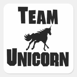 Team Unicorn Square Sticker