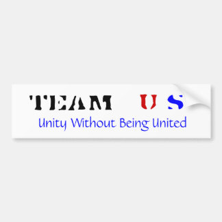 TEAM US bumper sticker