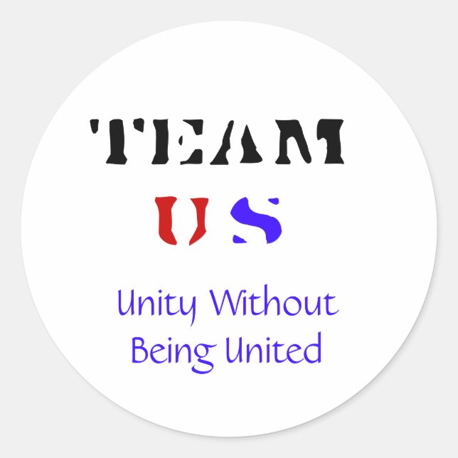 TEAM US Sticker (Front)