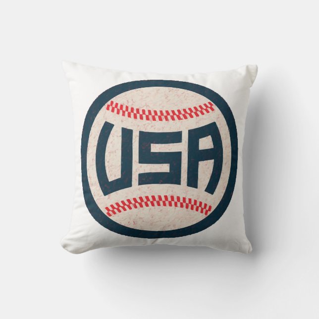 Team USA Baseball Cushion (Front)