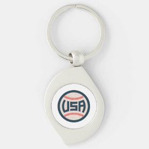 Team USA Baseball Key Ring
