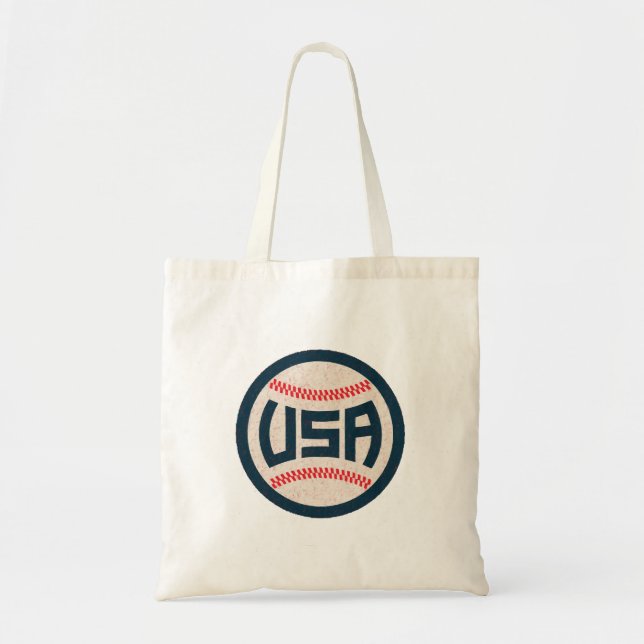 Team USA Baseball Tote Bag (Front)