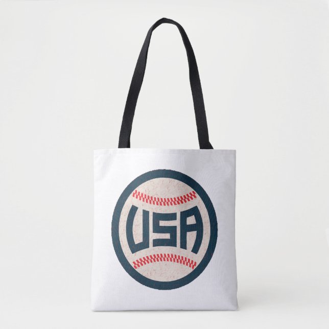 Team USA Baseball Tote Bag (Front)