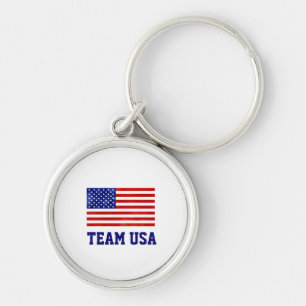 TEAM USA Olympics American Athletes Fan Club Key Ring