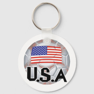 Team USA Soccer Key Ring