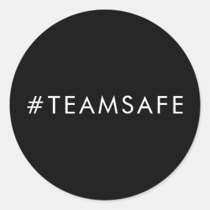 Team Vax Pro Vaccine Black Sticker Design